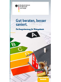 Flyer Energiesparberatung vor Ort